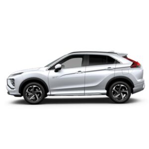 Eclipse cross plug-in hybrid pearl white