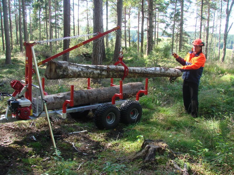 KP1120_Skogspaket_5 Timmervagn med kran till ATV - köp dina tillbehör hos Ekebäcks