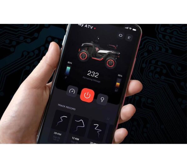 Segway UTV produktbild app på mobiltelefon