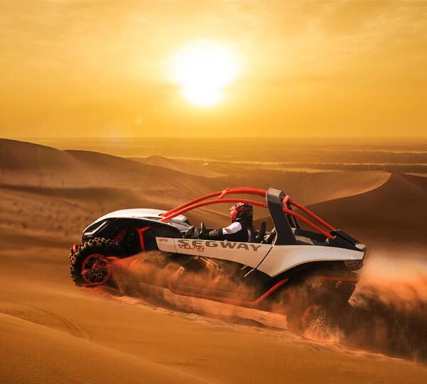 Segway villain in desert